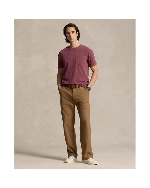 Polo Ralph Lauren Purple Classic Fit Jersey Pocket T-shirt for men