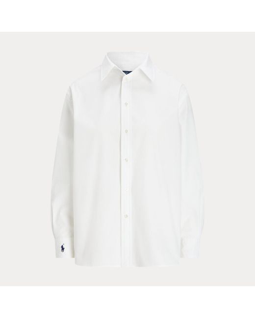 Camicia in cotone Oversize-Fit di Ralph Lauren in White