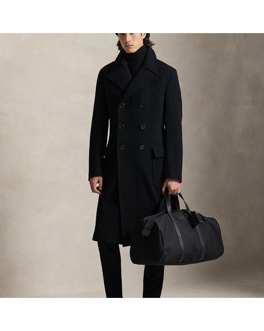 Polo Ralph Lauren Black Leather-Trim Oxford Duffel for men