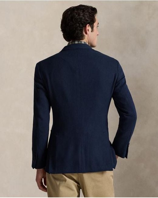 Chaqueta Informal Polo Tailored De Sarga Polo Ralph Lauren de hombre de color Blue