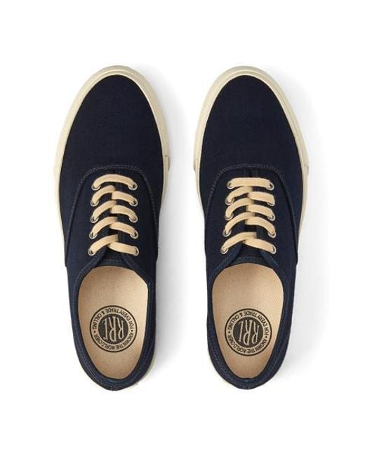RRL Blue Canvas Trainer for men