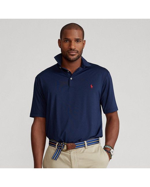 Polo Ralph Lauren Ralph Lauren Performance Jersey Polo Shirt in French Navy  (Blue) for Men - Lyst