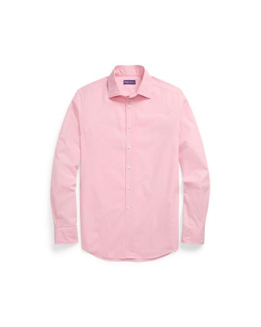 Ralph Lauren Purple Label Vorgewaschenes Fil-à-Fil-Hemd in Pink für Herren