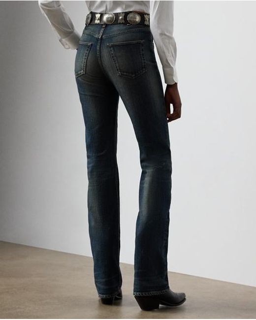 Ralph Lauren Black Kaida Relaxed Bootcut Jean