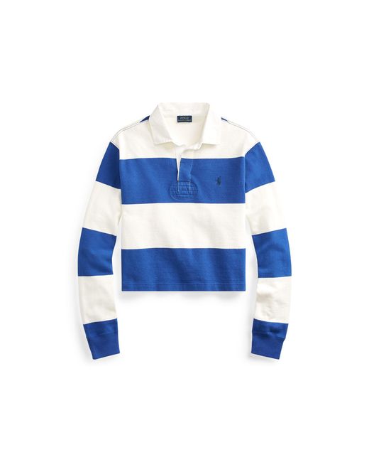 Polo Ralph Lauren Blue Cotton Rugby Shirt
