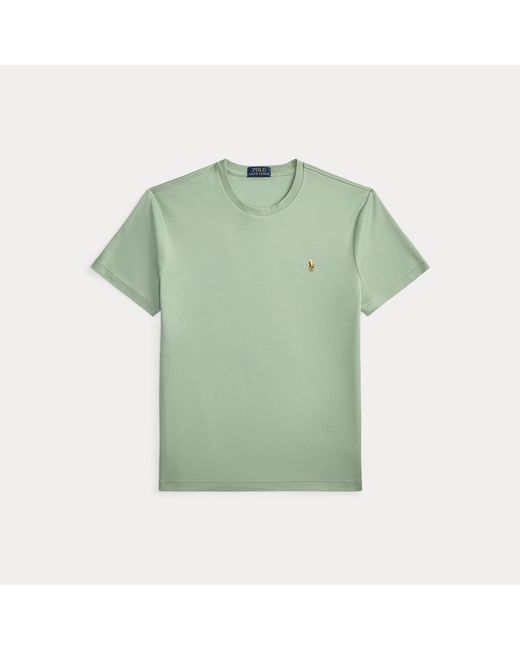 Polo Ralph Lauren Green Custom Slim Fit Soft Cotton T-Shirt for men
