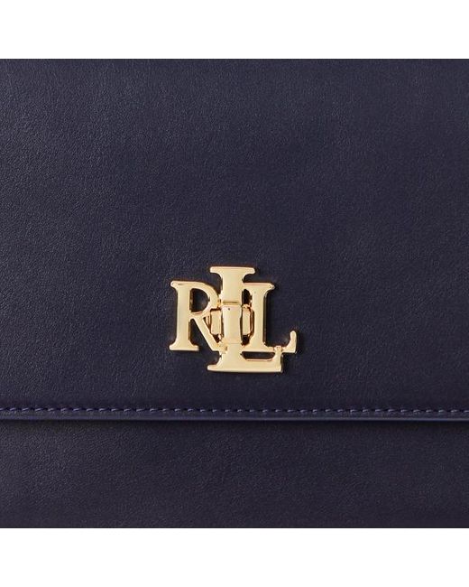 Lauren by Ralph Lauren Blue Leather Medium Sophee Bag