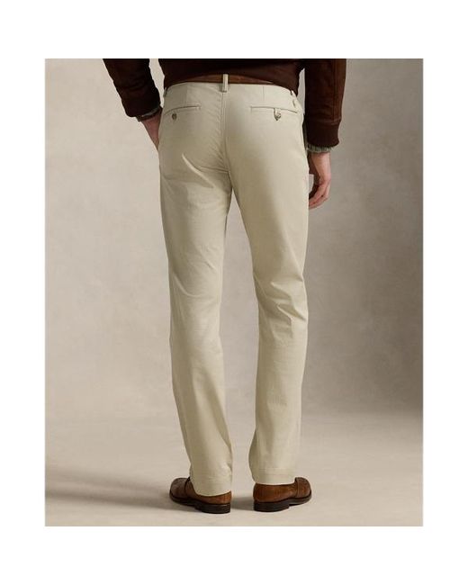 Pantaloni Bedford stretch Straight-Fit di Polo Ralph Lauren in Natural da Uomo