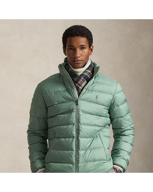 Ralph Lauren Green The Colden Packable Down Jacket for men