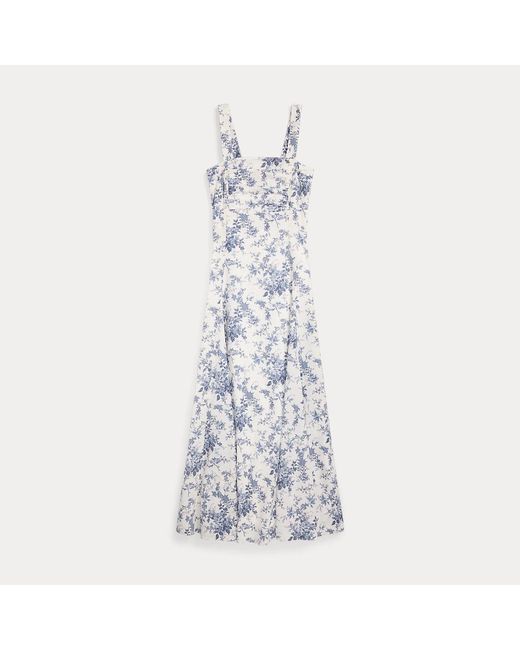 Robe À Motif Fleuri En Seersucker RRL en coloris White
