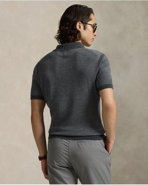 Pull Col Polo Performance Ralph Lauren pour homme en coloris Gray
