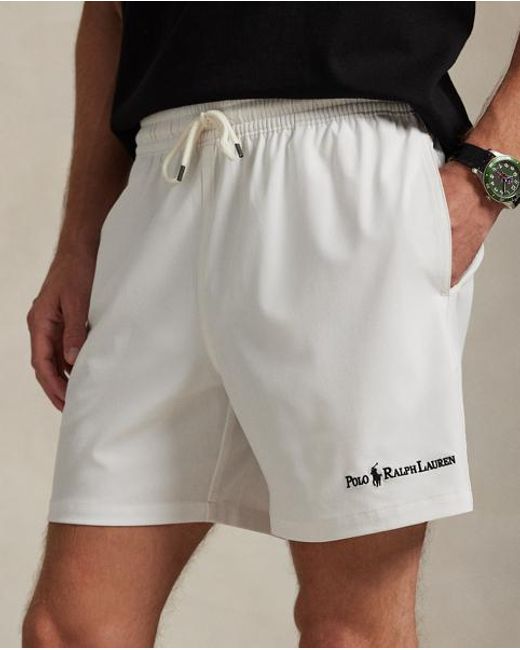 Polo Ralph Lauren White 14.5 Cm Traveller Classic Swimming Trunk for men