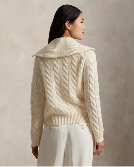 Polo Ralph Lauren Natural Lunar New Year Wool-Cashmere Cardigan