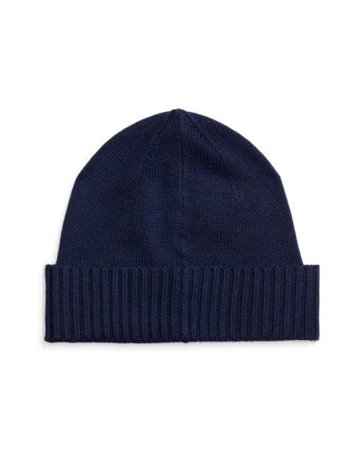 Polo Ralph Lauren Blue Beanie for men