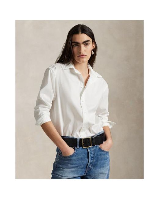 Camicia in cotone Oversize-Fit di Ralph Lauren in White