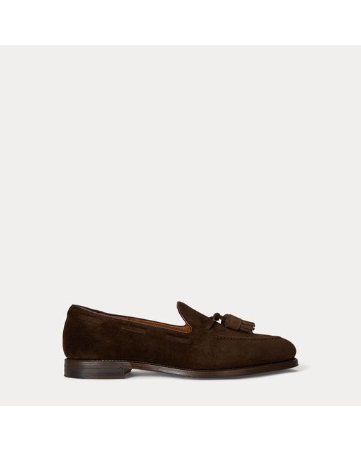 Polo Ralph Lauren Brown Maestra Tassel Suede Loafer for men