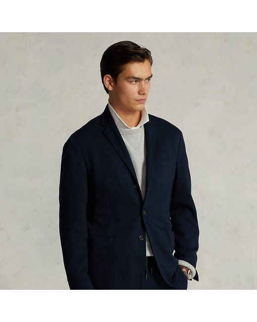 Polo Ralph Lauren Polo Soft Knit Pique Sport Coat in Blue for Men | Lyst