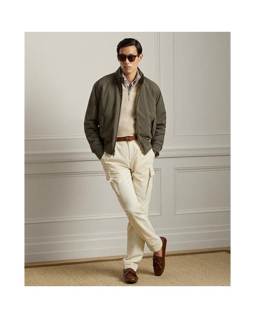 Ralph Lauren Natural Ralph Lauren Hand-Tailored Corduroy Cargo Trouser for men