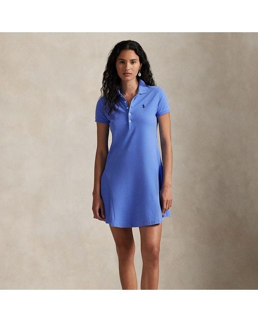 fit and flare polo dress FIT AND FLARE Y-PLACKET POLO DRESS U.S. Polo Assn
