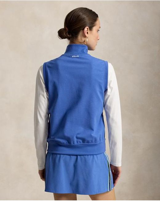 Ralph Lauren Blue Hybrid Full-Zip Gilet