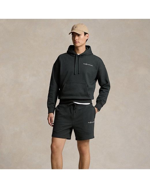 Polo Ralph Lauren Gray 16.5 Cm Relaxed Fit Logo Fleece Short for men