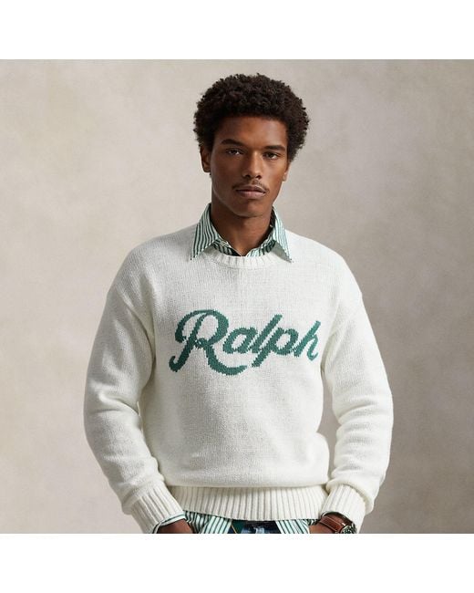 Polo Ralph Lauren Gray The Ralph Logo Sweater for men