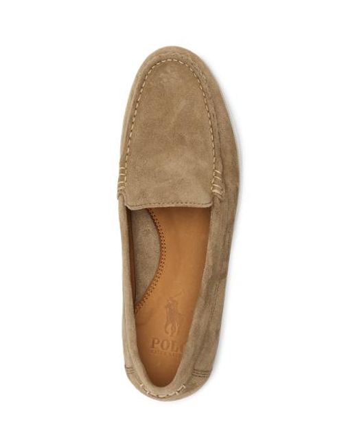 Polo Ralph Lauren Natural Merton Suede Venetian Loafers for men