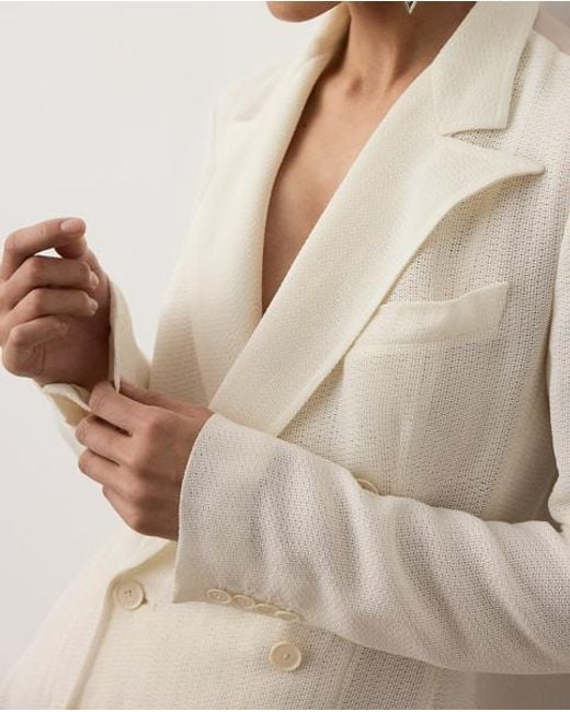 Ralph Lauren Natural Reema Silk-Blend Giro Inglese Day Dress