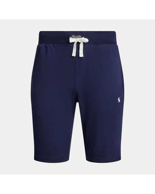 Polo Ralph Lauren Blue Cotton Jersey Sleep Short for men