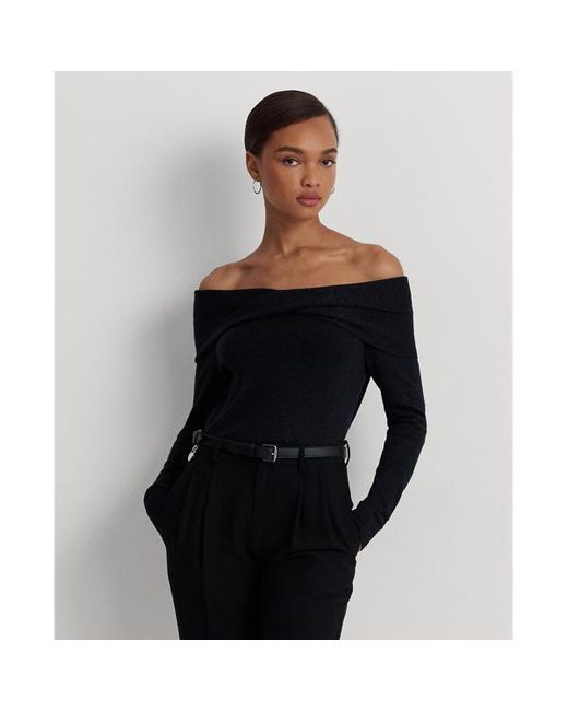 Black twist front clearance jumper