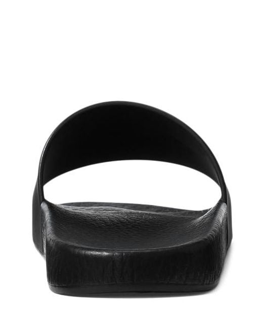 Polo Ralph Lauren Black Signature Pony Slide for men