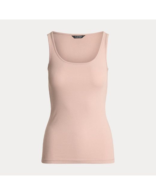 Canotta in cotone stretch di Ralph Lauren in Natural