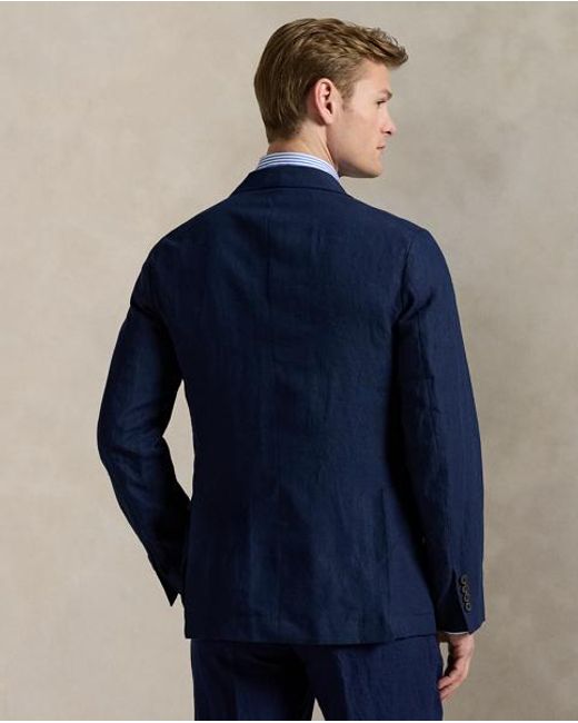 Polo Ralph Lauren Modern-Fit Leinen-Anzugjacke Polo Soft in Blue für Herren