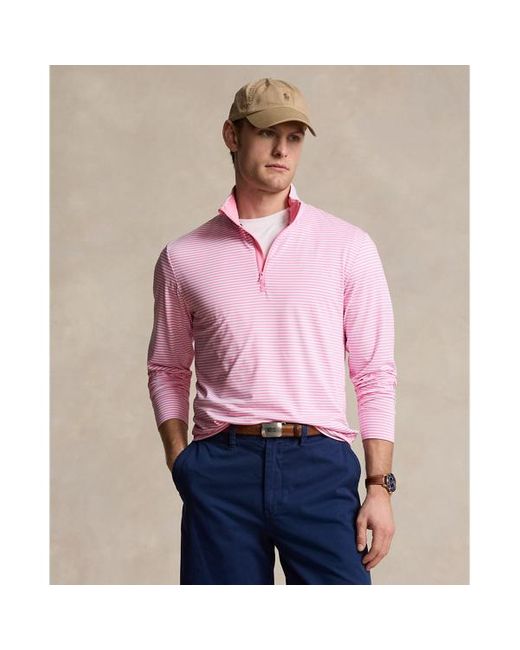 Polo Ralph Lauren Gestreifter Jerseypullover in Pink für Herren