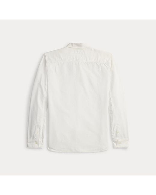 RRL White Selvedge-Detailed Oxford Workshirt for men