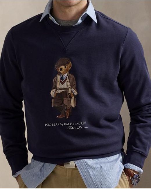 Sweat Polo Bear En Molleton Polo Ralph Lauren pour homme en coloris Blue