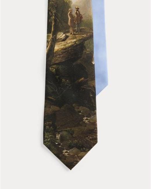 Polo Ralph Lauren Krawatte „Kindred Spirits“ in Green für Herren