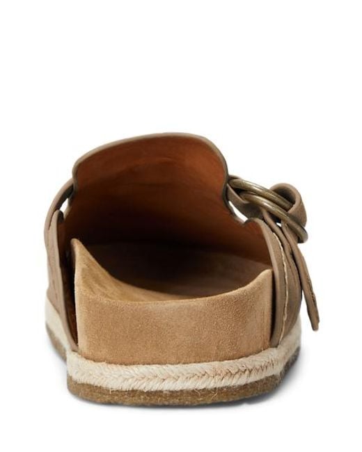 Polo Ralph Lauren Natural Turbach Suede Clog Sandal for men