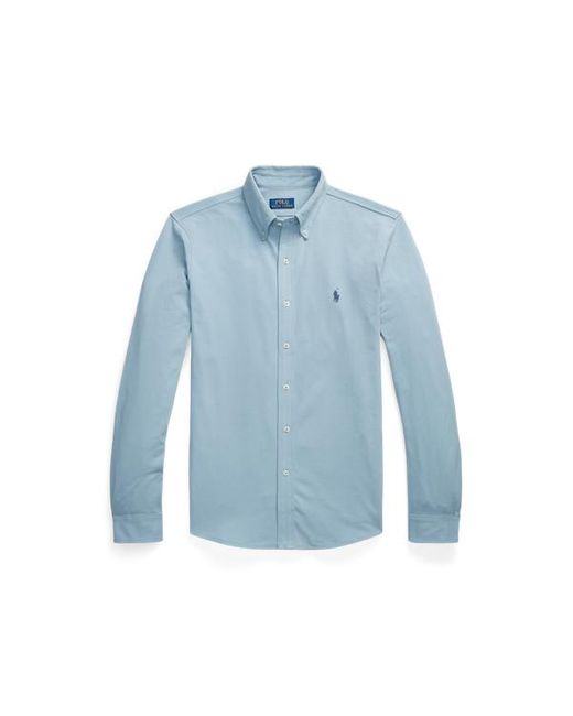 Polo Ralph Lauren Blue Featherweight Mesh Shirt for men