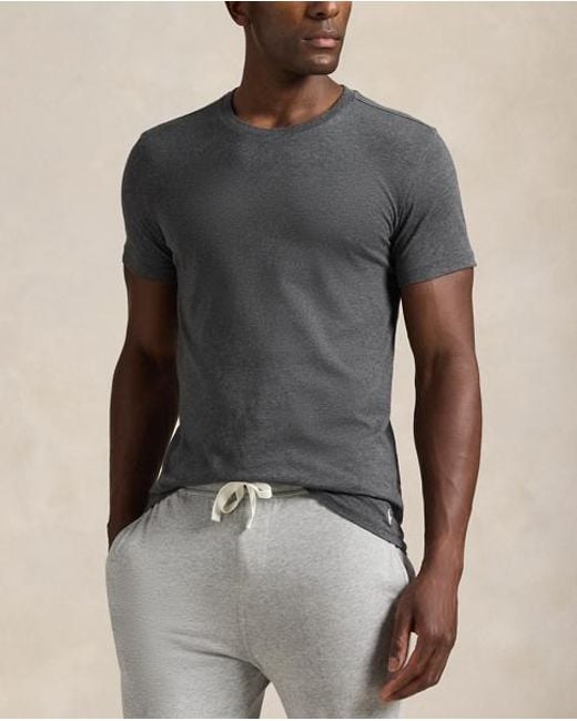 Polo Ralph Lauren Blue Slim Crewneck 3-Pack for men