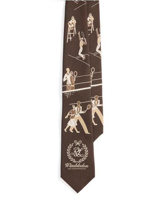 Ralph Lauren Multicolor Wimbledon Silk Twill Tie for men