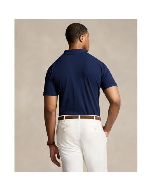 Ralph Lauren Blue Big & Tall - Stretch Mesh Polo Shirt for men
