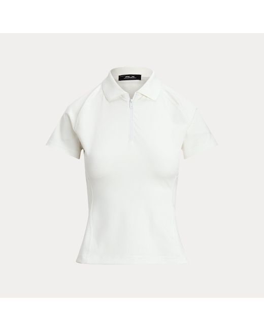 Polo Slim Fit Con Cremallera Corta Ralph Lauren de color Brown