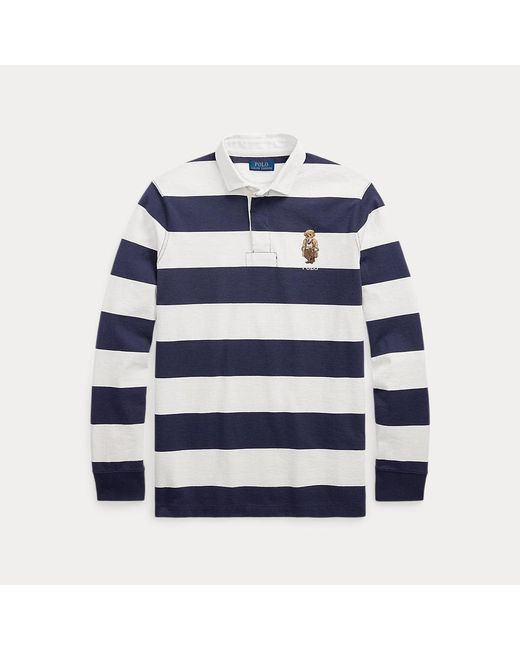 Polo Ralph Lauren Classic-Fit Rugbyhemd Mit Polo Bear in Blue für Herren