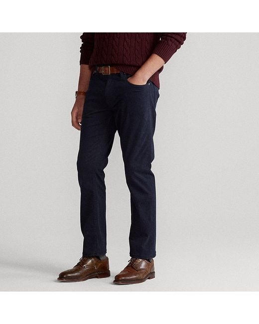 Pantaloni Varick 5 tasche Slim Straight di Polo Ralph Lauren in Blue da Uomo