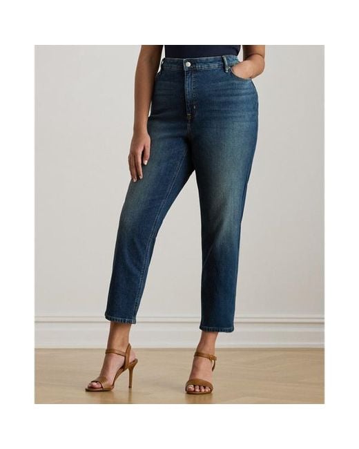 Ralph Lauren Blue Ralph Lauren High-Rise Straight Ankle Jean