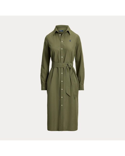 Polo Ralph Lauren Green Dress With Belt
