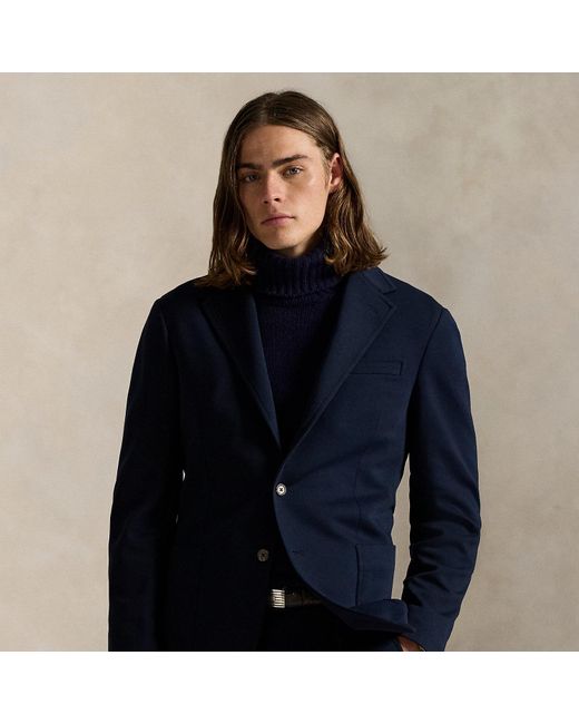 Polo Ralph Lauren Blue Polo Soft Modern Fit Double-Knit Jacket for men