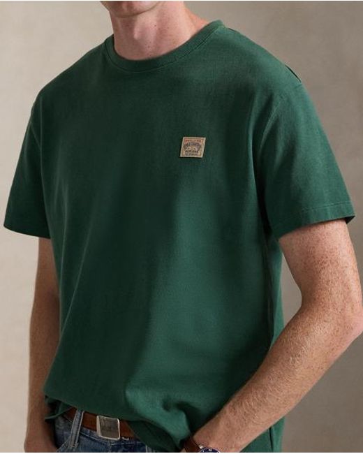 Polo Ralph Lauren Green Classic Fit Polo Country T-Shirt for men