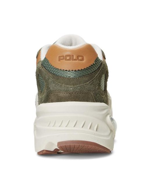 Polo Ralph Lauren Modern Trainer 100 Trainer in Green for  display picture 3